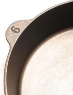 Lancaster Cast Iron No. 6 skillet - 8 3/4 inch diameter Pre-seasoned Frying Pan, Made in USA - Image 4