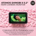 Atomos Shinobi II 5.2" HDMI Camera Monitor with HDR Touchscreen Display | Lightweight Monitor for Photography with Battery, Charger and Camera Hot Shoe Mount Advanced Bundle Set - Image 4