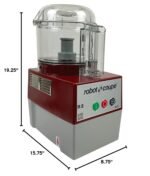 Robot Coupe R2N CLR Continuous Feed Combination Food Processor with 2.9 Liter Clear Polycarbonate Bowl, 1-HP, 120-Volts - Image 3