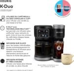 Keurig K-Duo Single Serve K-Cup Pod & Carafe Coffee Maker, Black - Image 4