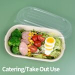 50 Pack 32 oz Disposable Meal Prep Containers Disposable Food Containers with Lids, Paper Togo Containers for Meal Prep, Lunch, Leftover (50 Bowls 50 Lids) - Image 4