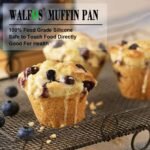 Walfos Silicone Texas Muffin Pan Set- 6 Cup Jumbo Silicone Cupcake Pan, Non-Stick, Just PoP Out! Perfect for Egg Muffin, Big Cupcake - BPA Free and Dishwasher Safe, Set of 2 - Image 6
