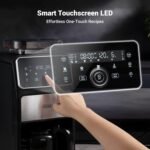 Gevi 10 Cup Drip Coffee Maker with Built-in Grinder, Grind ＆ Brew Burr Combo Coffee Machine with Touch Screen, Programmable, 4-Hour Warm Plate, Permanent Filter, Coffee Carafe - Image 3