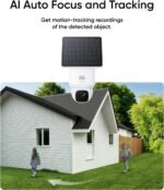 eufy Security SoloCam E30, 4-Cam Pack Kit, Security Cameras Wireless Outdoor, Solar Camera Outdoor Wireless, 360° Pan, AI Tracking, 2K Clarity, No Monthly Fee - Image 4