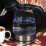 Megachef Stainless Steel Light Up Tea Kettle, 1.7L, Clear Glass - Image 3