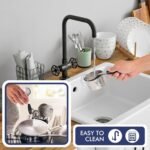 HOTEC 10-PACK Measuring Cups and Spoons Set, Kitchen Gadagets Cooking Baking,Heavy Duty & Dishwasher Safe for Dry and Liquid Ingredients,Black - Image 6