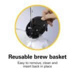 Hamilton Beach Commercial 1 Cup Pod Coffeemaker, Black, Single Serve Coffee Brewer, HDC200B - Image 7