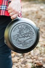 Lodge Wildlife Series-8" Cast Iron Skillet with Duck Scene, 8", Black - Image 4