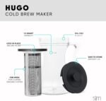 Simple Modern Hugo Cold Brew Coffee Maker | Airtight Pitcher with Fine Mesh Filter | Iced Tea Brewer | 1.5 Quart - Image 3