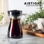 Simple Modern Hugo Cold Brew Coffee Maker | Airtight Pitcher with Fine Mesh Filter | Iced Tea Brewer | 1.5 Quart - Image 4