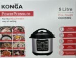 Electric Pressure Cooker, 5L Multi-Function Cooker, 8-in-1 Rice Cooker, Soup Maker, Black/Stainless Steel - Image 5