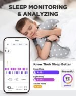 BIGGERFIVE Vigor 2 L Kids Fitness Tracker Watch for Boys Girls Ages 5-15, Activity Tracker, Heart Rate Sleep Monitor, IP68 Waterproof, Pedometer, Calorie Step Counter Watch, Black - Image 5