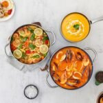 Induction Cookware Set 6-Piece, Stackable Kitchen Cooking Pots Set, 6qt 4.8qt & 2qt Pots with Lids, Dishwasher Safe & Oven Safe, Compatible with All Stoves, Black - Image 4