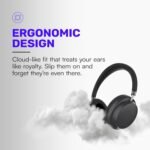 Raycon Essential Bluetooth Headphones - Over The Ear, Active Noise Cancelling Wireless Headphones + Awareness Mode, Bluetooth Headset with Mic, 50 Hours of Battery Life (Black) - Image 5