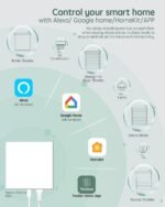 Yoolax Zigbee Matter Smart Hub, Gateway Smart Hub Compatible with Alexa and Google Home Assistant, App Remote Control, Voice Control(for Zigbee Motor) - Image 5