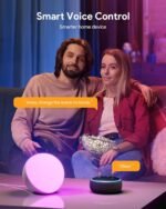 Hifree Smart Table Lamp, Dimmable Desk Lamp with App/Voice Control, LED RGB Color Changing Touch Lamp, Night Lamp for Bedroom Compatible with Alexa - Image 3