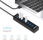 7-Port USB 3.0 Hub, IVETTO Data USB Hub Splitter with 3.3ft Long Cable for Laptop, PC, MacBook, Mac Pro, Mac mini, iMac, Surface Pro and More - Image 5