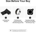Titanium Smart Ring for Women & Men – Ultra-Light (2.7–3.2g), 4–6 Days Battery, 500mAh Case for 3 Recharges, Health & Fitness Tracker (Silver 7) - Image 3