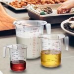 Amazing Abby - Melissa - Plastic Measuring Cups (3-Piece Set), Food-Grade Measuring Jugs, 1/2/4-Cup Capacity, Unbreakable, Stackable, Dishwasher-Safe, Great for Oil, Vinegar, Flour, and More - Image 4
