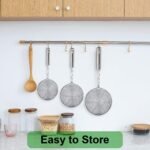Spider Strainer Set of 3 Asian Strainer Ladle Stainless Steel Wire Skimmer Spoon with Handle for Kitchen Frying Food, Pasta, Spaghetti, Noodle-30.5cm, 32cm, 35cm - Image 5