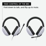 Sony INZONE H3 Wired Gaming Headphones With Mic, PS5 Headphones, Over-Ear, Personalized 360 Spatial Sound, Discord Certified MDR-G300 (White) - Image 4