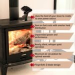 Ecofan UltrAir Heat Powered Stove Fan - Powerful Classic Design, High Performance, Perfect for Wood Stoves, 125 CFM - Circulates Warm Air Efficiently & Reduces Fuel Cost - Image 4