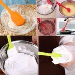 Silicone Spatulas, 11 inch Rubber Spatula Heat Resistant Seamless One Piece Design Non-Stick Flexible Scrapers Baking Mixing Tool (4 Piece) - Image 3