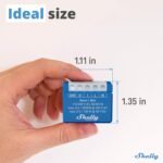 Shelly Wave 1 Mini US LR, Z-Wave Long Range Smart Switch Relay, 1-Channel 8 A with Dry Contacts, Compatible with Alexa, Google Home, SmartThings & Home Assistant, Bulletproof Security - Image 4