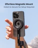 KraftGeek Magnetic Phone Tripod for iPhone MagSafe, 64" Selfie Stick Cell Phone Tirpod Stand for Video Recording, Vlogging & Content Creation - Image 3