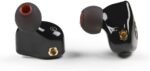 in Ear Monitor Headphones, HiFi Stereo IEM Earphones, Dynamic Dual Driver Wired Earbuds with Detachable Cable, Noise Canceling Headset for Singers Musicians Drummers Audiophile (Black) - Image 3