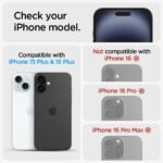 Spigen Tempered Glass Screen Protector [GlasTR EZ FIT] designed for iPhone 16 Plus/iPhone 15 Plus [2 Pack] - Image 3