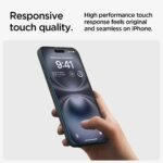 Spigen Tempered Glass Screen Protector [GlasTR EZ FIT] designed for iPhone 16 Plus/iPhone 15 Plus [2 Pack] - Image 5