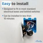 Shelly Wave Shutter US UL | Z-Wave Shutter Controller with Power Metering | Home Automation | Z-Wave Repeater | High Compatibility | Easy Installation | iOS Android App - Image 4