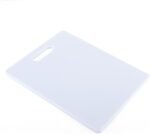 FARBERWARE Reversible Plastic Cutting Board, 8x10 Inch, White, Dishwasher Safe, Non-Porous and Durable for Chopping, Slicing, Prep, Easy to Store - Image 3