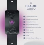 HEALBE GoBe U - Automatic Calorie Intake Smart Band, Energy Balance Insights, Hydration, Sleep, Stress, 24/7 Heart Rate, Neuroactivity, Free App, 5 ATM Waterproof - Black - Image 3