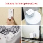 Switchbot Smart Switch Button Pusher (Bluetooth) – Fingerbot for Rocker Switch/One-Way Buttons, App Timer Control, No Wiring, Optional Hub Required for Voice/Remote, White - Image 4