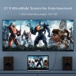 INNOCN 40C1R Ultrawide Monitor 40" WQHD 3440 x 1440p 144Hz FreeSync Premium HDR400 21:9 Computer Display 95% DCI-P3 500Nits IPS USB Type-C HDMI Tilt/Height Adjustable, Mountable - Image 4