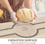 Silicone Bread Sling for Dutch Oven, 2 PCS Non-Stick & Easy Clean Reusable Sourdough Mat, Sourdough Bread Baking Supplies, Tools ＆ Accessories - Image 3