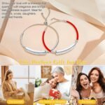 Light Luxury Smart Bracelet for Women, Jewelry Activity & Fitness Trackers/Heart Rate/Sleep Stress/HRV/Life Waterproof,Automatic Monitoring Wearable Comes with 2 Bands and Free App - Silver - Image 6