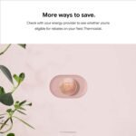 Google Nest Thermostat - Smart Thermostat for Home - Programmable Wifi Thermostat - Charcoal (Renewed) - Image 4