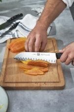 ZWILLING TWIN Signature 7-inch Hollow Edge Santoku Knife - Image 3