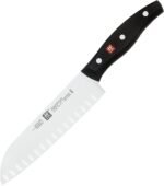 ZWILLING TWIN Signature 7-inch Hollow Edge Santoku Knife - Image 4