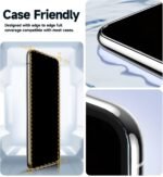 MAGIC JOHN 2 Pack for Samsung Galaxy S23 Plus/ S23+ (6.6 Inch) Privacy Screen Protector Tempered Glass, Bubble Free,Auto Dust-Elimination Installation, Anti Scratch, Anti-spy - Image 4