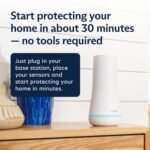 SimpliSafe 8 Piece Wireless Home Security System - Optional 24/7 Professional Monitoring - No Contract - Compatible with Alexa and Google Assistant , White - Image 4