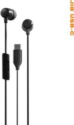 Skullcandy Jib USB-C Wired Earbuds with Noise Isolation, Inline Microphone Call and Track Control for iPhone Android, Ear Gel Sizes Included for Custom Fit - True Black - Image 4