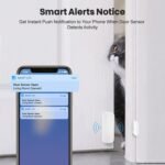 Smart WiFi Door Sensor: Wireless Window Sensor with App Notification Alert, Tuya Door Open Contact Sensor for Home Security, No Hub Required, Compatible with Alexa Google Assistant - Image 3