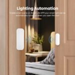 Smart WiFi Door Sensor: Wireless Window Sensor with App Notification Alert, Tuya Door Open Contact Sensor for Home Security, No Hub Required, Compatible with Alexa Google Assistant - Image 4