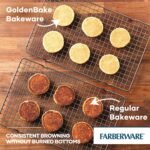 Farberware GoldenBake Bakeware Nonstick Baking Pans/Cake Pan Set, Round, Insulated, Two 8-Inch, Gray - Image 4