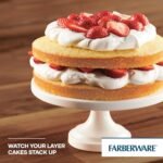 Farberware GoldenBake Bakeware Nonstick Baking Pans/Cake Pan Set, Round, Insulated, Two 8-Inch, Gray - Image 5