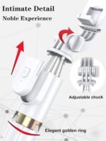 Selfie Stick Tripod with Wireless Remote, 46'' Cellphone Selfie Stick Tripod with LED Fill Light, for iPhone 16/15/14/14 pro/13/13 Pro/12/11/11 Pro/XS Max/XS/XR/X/8/7 and Android Smartphone(Upgrade) - Image 4